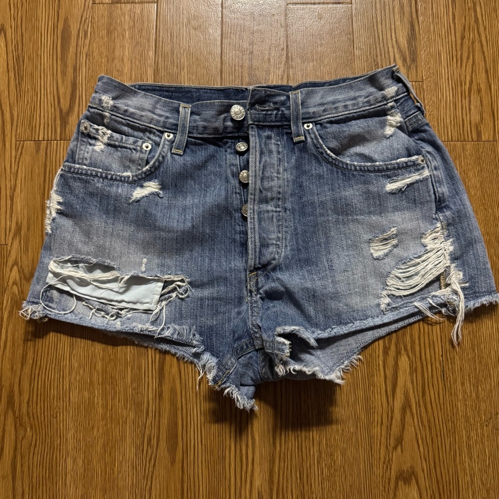 AGOLDE Parker Vintage Cut Off Shorts in Size 24